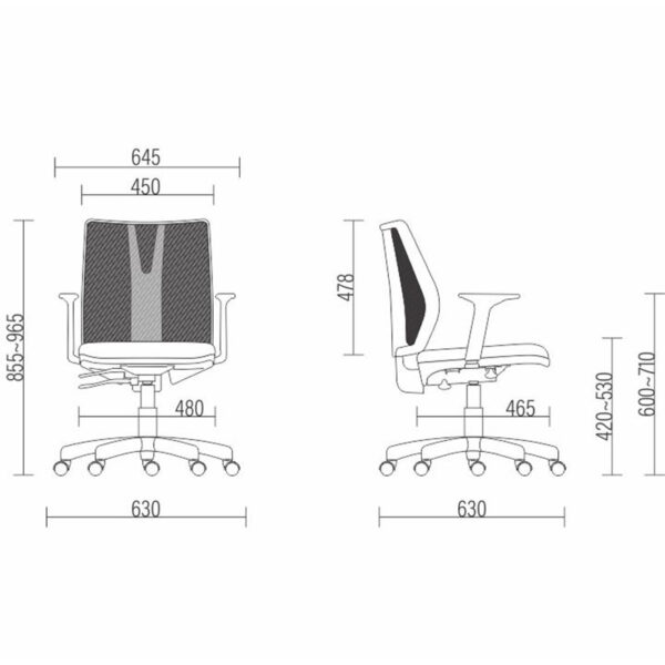 Cadeira Ergonômica Ditta - Image 4