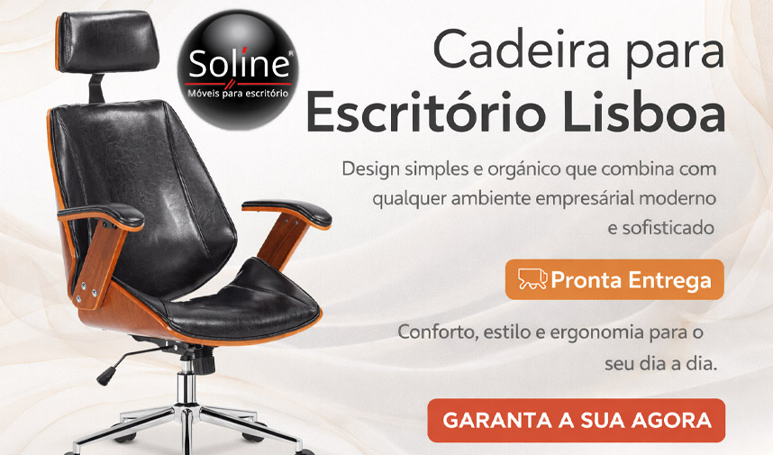 cadeira lisboa escritório design moderno ergonômica ajuste altura